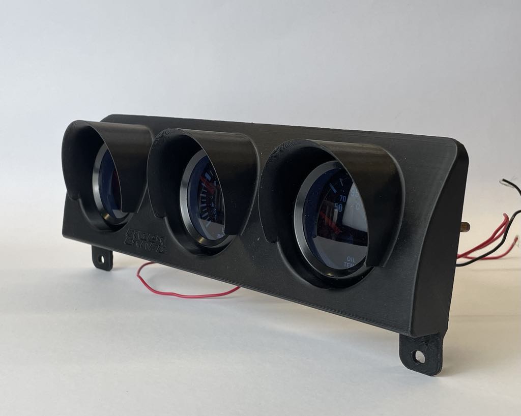 BMW E46 panel w kratkę nawiewu z miejscem na zegary - obrazek 3