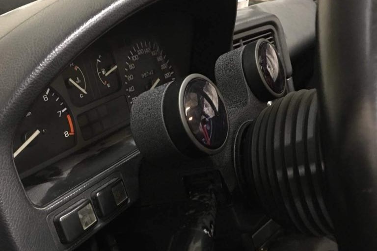 Honda CIVIC IV sterring column gauge pod
